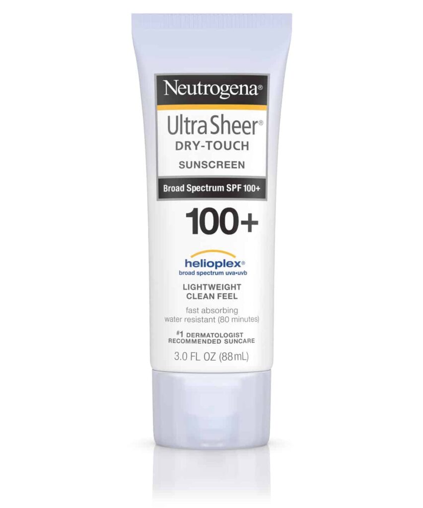 واقي شمس neutrogena ultra sheer dry touch sunscreen