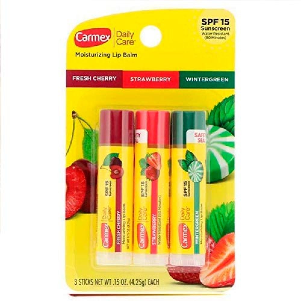 مرطب الشفايف carmex 3 قطع