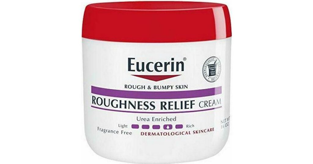 eucerin roughness relief cream مرطب خالي من العطور