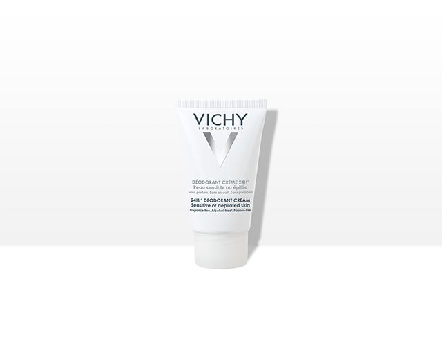 كريم vichy مزيل عرق ملطف يدوم لمدة 24 ساعة.