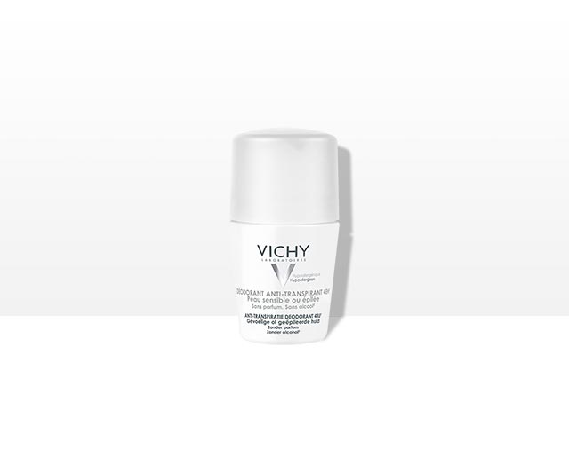 vichy مزيل عرق ملطف يدوم لمدة 48 ساعة.