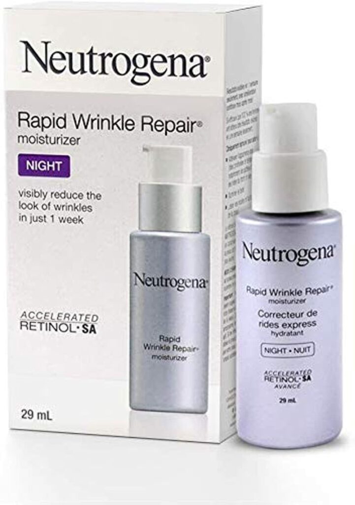 كريم للتجاعيد الوجه نيتروجينا الليلي السريع neutrogena rapid wrinkle repair night moisturizer