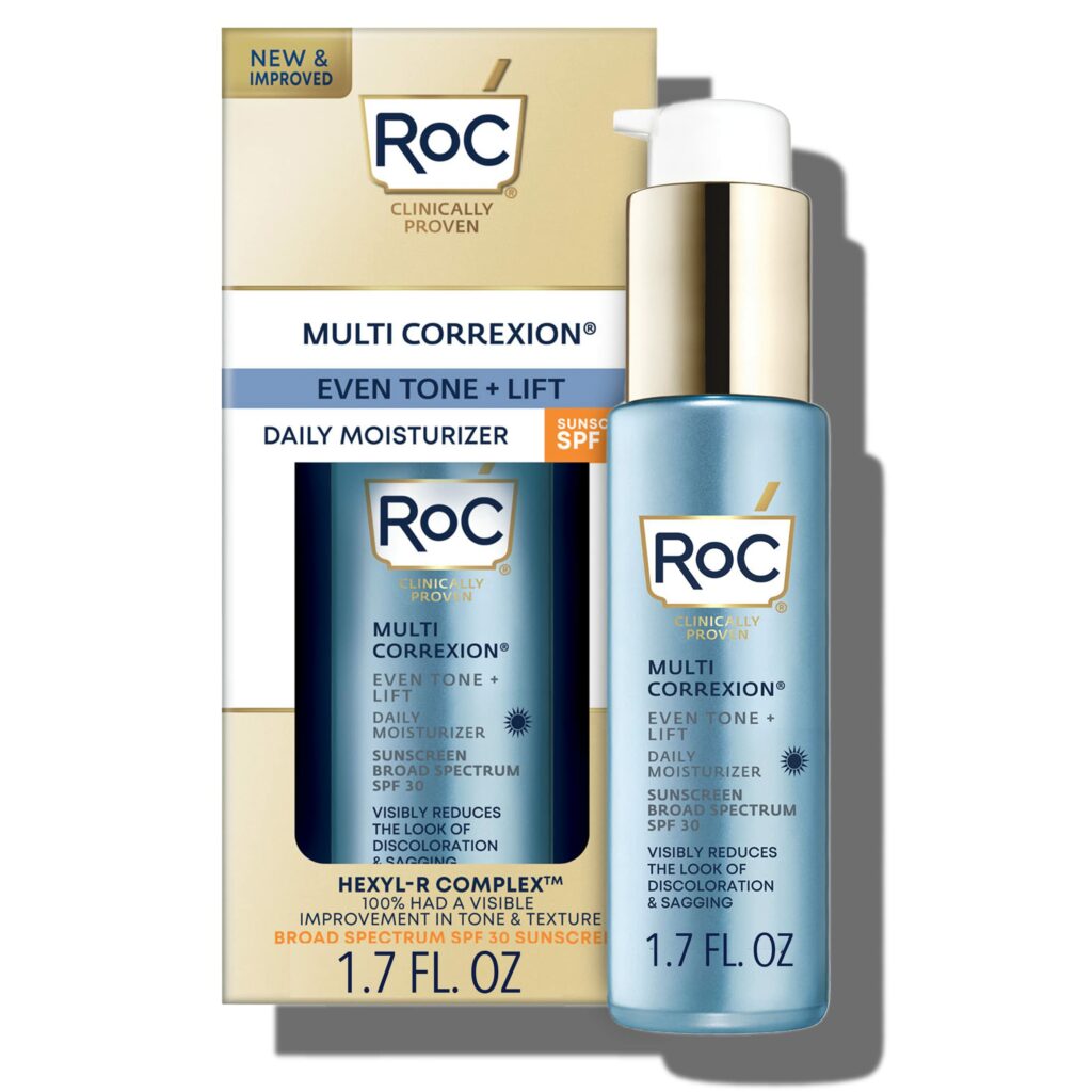 كريم للتجاعيد الوجه روك مالتي كوريكسيون roc multi correxion 5 in 1 daily moisturizer spf 30